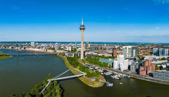 Qatar Airways Dusseldorf in Germany