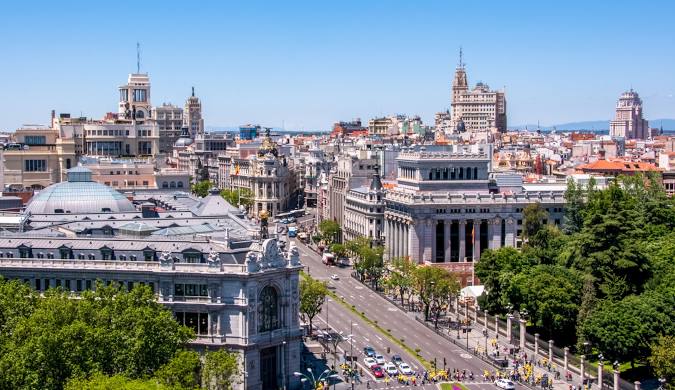 Qatar Airways Madrid in Spain